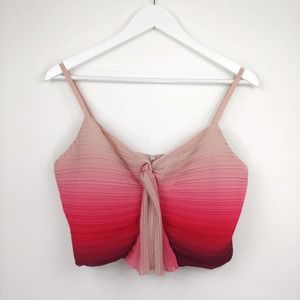 Ramy Brook tatiana ombre pleated crop top 6